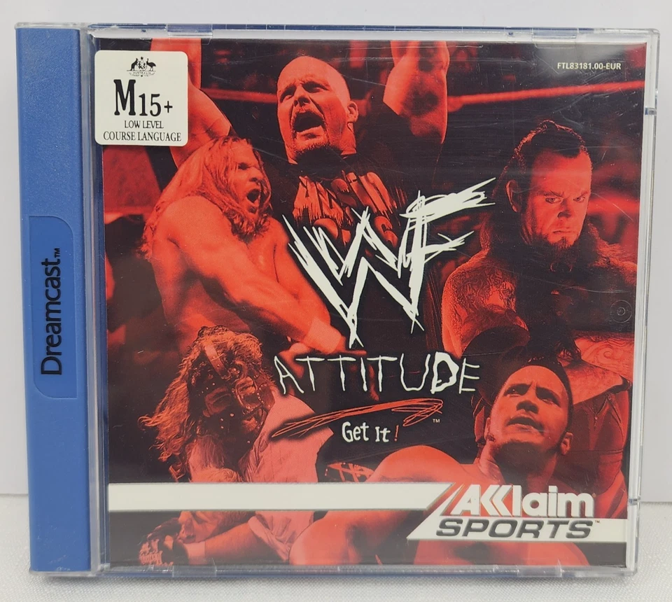 WWF Attitude - Sega Dreamcast PAL Complete with Manual - Image 1 of 3