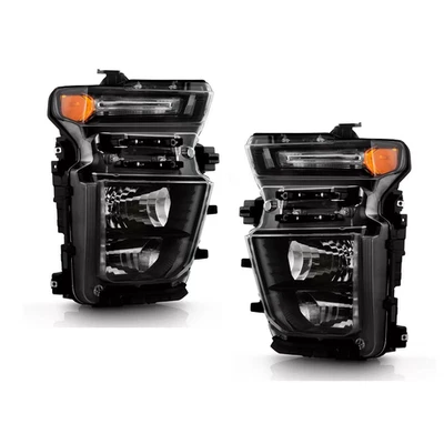 Pair For 2024-2025 Chevy Silverado 2500 3500 HD Halogen Headlight Left& Right - Изображение 1 из 4