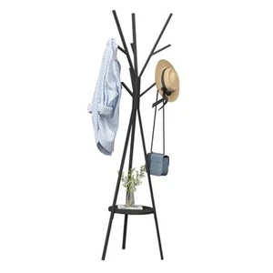 Coat Rack Hat Stand Free Standing Display Hall Tree Metal Hat Hanger Garment - Picture 1 of 7