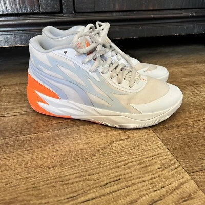 Zapatos de baloncesto Puma MB.02 Gorange Melo niño talla 6 naranja/gris platino Foto 1 de 4