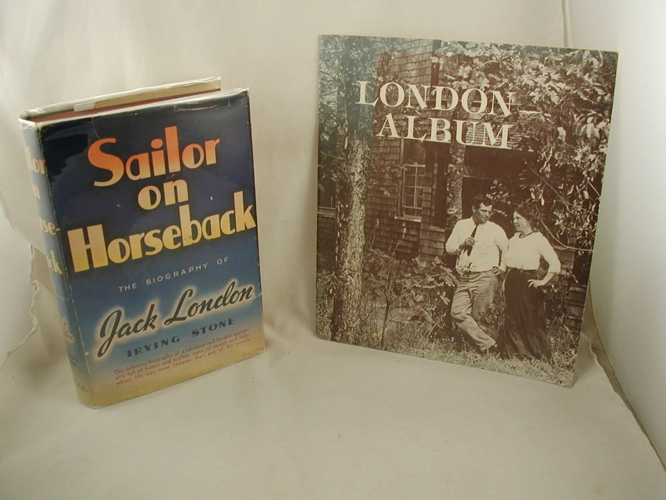 Sailor on Horseback Biography Jack London Irving Stone 1938 FE SIGNED + Photos Foto 1 de 4