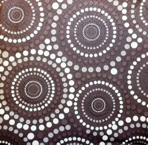 4 x Single Paper Napkins Circular Pattern Dots Decoupage Craft and Table 80 - Picture 1 of 2