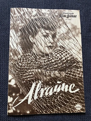 Filmplakat Filmprogramm ORIGINAL 50er "Alraune" Hildegard Knef Karlheinz Böhm - Bild 1 von 3