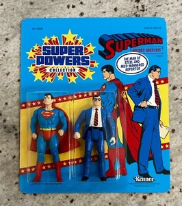 Custom Kenner Super Powers  SUPERMAN & CLARK KENT - MOC Secret Identify series! - Picture 1 of 5
