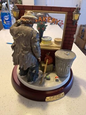 Payaso firmado 70 aniversario Emmett Kelly JR  Cumpleaños "Déjalo comer pastel" 1994 certificado de autenticidad  Foto 1 de 4