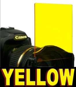 YELLOW FILTER P SERIES FILTRO GIALLO SERIE OBIETTIVO COMPATIBILE CON COKIN P001 - Picture 1 of 2
