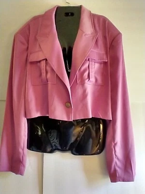 Chaqueta Bolero Rosa XXL INC International Concepts Foto 1 de 4