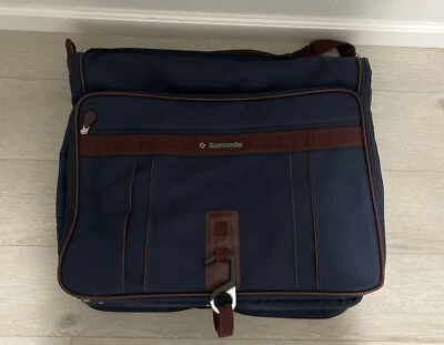 Samsonite Silhouette 4 Suit Garment Bag Folding Travel Luggage Vintage 1987 - Image 1 of 4