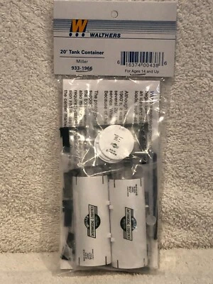 Kit contenedor tanque 20' - escala H0 (1:87) - Walthers 933-1966 - *NUEVO* Foto 1 de 3