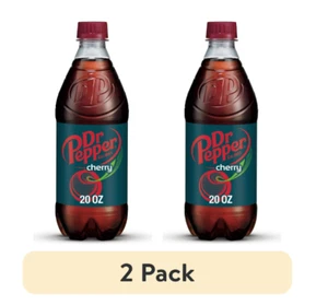 🥤 Dr Pepper Cherry – 2 PACK 20 fl oz Bottle 🍒✨ SAMEDAY SHIPP!!!! - Picture 1 of 4