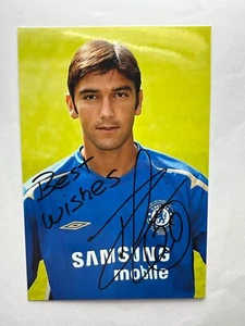 Autograph PAULO FERREIRA-Chelsea FC-62 Caps PORTUGAL-Ex-Porto-Setubal-signed - Picture 1 of 2