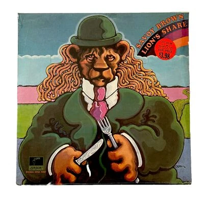 Still Sealed SAVOY BROWN Lion's Share Vinyl Record LP Psych Rock Folk Rock Blues - Image 1 of 4