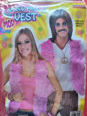 Chaleco Disfraz Halloween Rosa Grande Mujer Adulto Foto 1 de 4