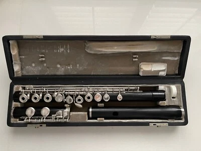 PHILIPP HAMMIG 658/2 GRENADILLA WOOD OPEN-HOLE FLUTE - BEAUTIFUL CONDITION - Image 1 of 4