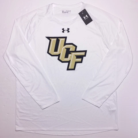 UNDER ARMOUR UCF Knights Long Sleeve Performance Shirt White 3XL ~ New Cover