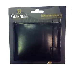 GUINNESS Guinness Mouth Engraved Black Leather Wallet  - Picture 1 of 1