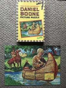 DANIEL BOONE Fairchild Vintage 108 Piece Puzzle - Canoe Trip #1553 - Complete - Picture 1 of 1