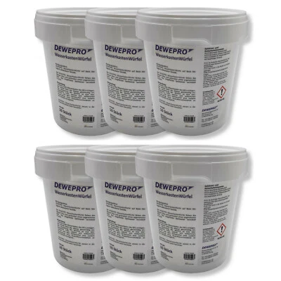 60x Wasserkastenwürfel DEWEPRO Einwurf Spülkasten Tabs z.B. Sanit Geberit Tece - Bild 1 von 4