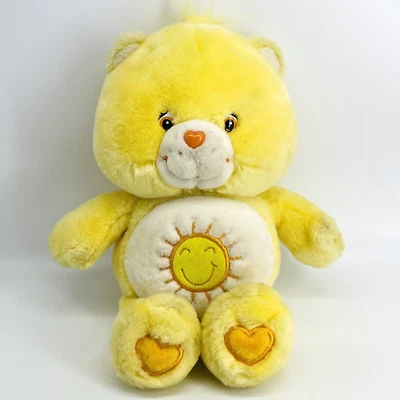 HASBRO FUNSHINE PARLANTE AMARILLO CUIDADO OSO PELUCHE-DIBUJOS ANIMADOS CULTURA POP AÑOS 80 Foto 1 de 4