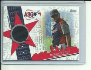 Kirby Yates 2019 Topps Update ASG Event-Worn Jersey San Diego Padres - Picture 1 of 1