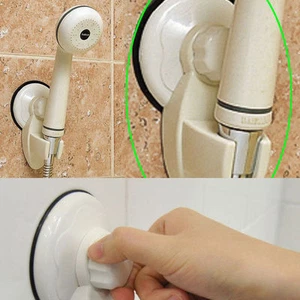 Wall Strong Suction cup Absorption Shower Head Grip holder ABS for bath NEW - Picture 1 of 1
