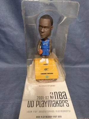Kwame Brown 2001/02 UPPER DECK UD PLAYMAKERS 限量 NBA 摇头奇才 — 第 1/3 张图片