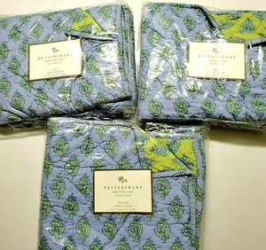 Pottery Barn Alex Floral Sham Reversible Quilt Europeen Standard - Picture 1 of 4