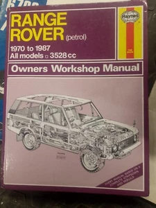 Range rover haynes manual 1970 to 1987 - Picture 1 of 4