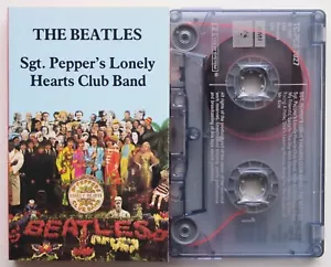 THE BEATLES - SGT. PEPPER'S LONELY (TCPCS7027) LATE 80s UK CASSETTE TAPE REISSUE - Picture 1 of 3