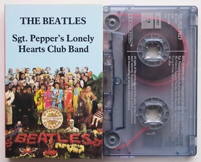 THE BEATLES - SGT. PEPPER'S LONELY (TCPCS7027) LATE 80s UK CASSETTE TAPE REISSUE - Image 1 of 3