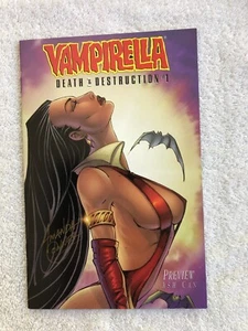 Vampirella Death & Destruction Preview Ash Can (Apr 1996, Harris) Signed VF+ 8.5 - Picture 1 of 4