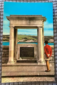 Postal de colección - The Mayflower Memorial en Plymouth, Devon, Reino Unido - Imagen 1 de 2