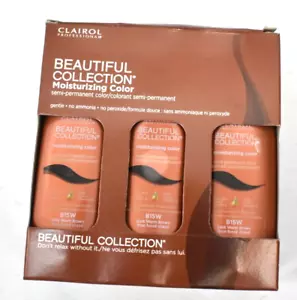 6 Clairol Professional Beautiful Moisturizing Semi Permanent Dark Warm Brown - Picture 1 of 7