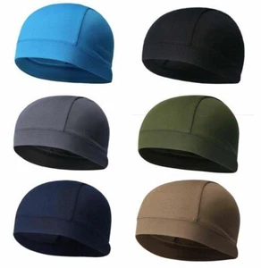 Cooling Skull Cap Helmet Liner Sweat Wicking Cycling Running Hat for Men Women - Picture 1 of 23