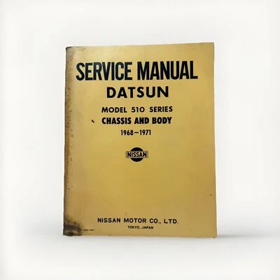 Datsun 510 1968-1971 OEM Servicio Reparación Manual Cableado Diagramas Chasis Cuerpo Hágalo Usted Mismo Foto 1 de 4