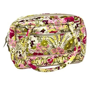 Bolso de Mano Vera Bradley Make Me Rubor Mango Superior Cottagecore Cotta con Cremallera  - Imagen 1 de 8