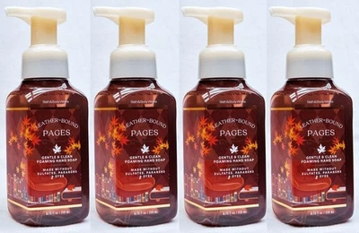 Jabón de manos espumoso suave 4 páginas encuadernadas en cuero Bath & Body Works 8,75 oz Foto 1 de 2