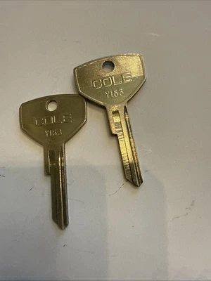 Lote de 2: llaves en blanco P1786 Y153 ILCO para Chrysler Dodge Plymouth Cole Y153 Foto 1 de 2