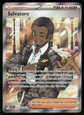 Salvatore - 202/162 Ultra Rare Holo NM Pokemon SV05: Temporal Forces - Image 1 of 2