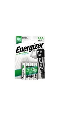 Energizer Akku ® Recharge Extreme AAA/Micro HR03 Nickel-Metallhydrid 1,2V 800... - Bild 1 von 3