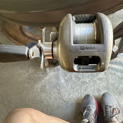 RH QUANTUM ENERGY E600 TI TITANIUM BONDED DESIGN BAIT CAST REEL - Bild 1 von 4