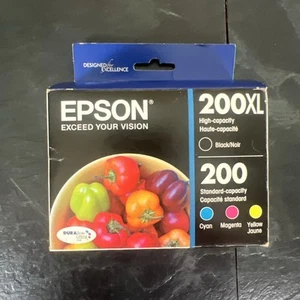 Cartuchos de tinta para impresora Epson 200XL negro 200 cian magenta amarillo nuevos exp.09/2019 - Imagen 1 de 2
