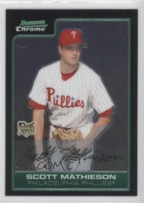 2006 Bowman Draft Chrome Scott Mathieson #BDP28 - Image 1 of 2