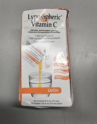 Liposoma LYPO-ESFÉRICO Vitamina C Encapsulado 0.2 Fl Oz 30 Piezas LABORATORIOS LIVON Foto 1 de 4