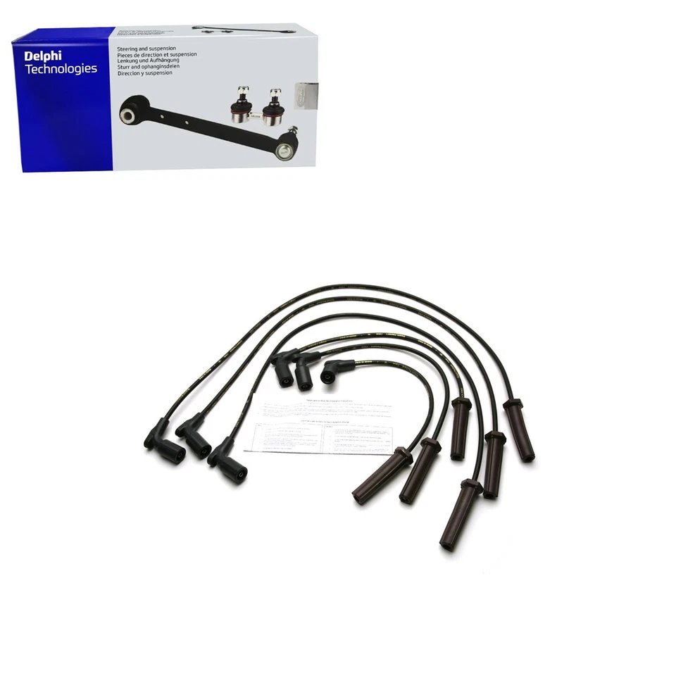 Delphi Spark Plug Wire Set 适用于 2006 - 2008 雪佛兰 Uplander 3.9L V6 — 第 1/4 张图片