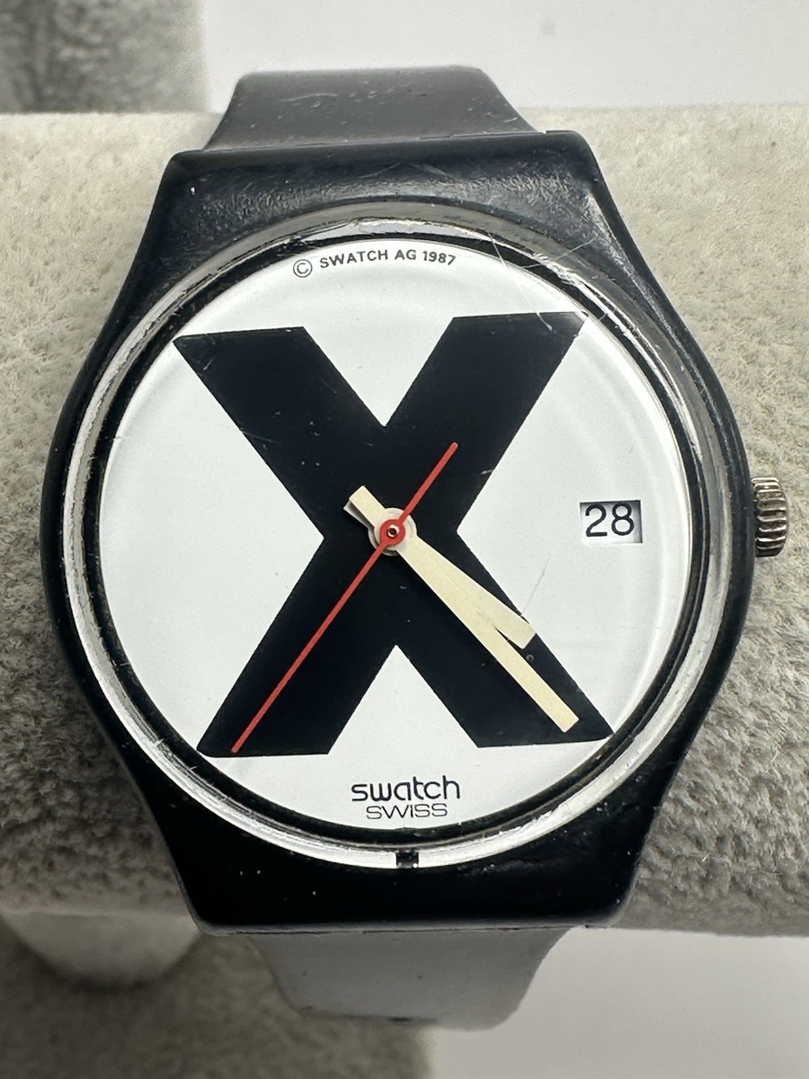 Swatch X X-RATED腕時計 ブラック 失踪中のXが帰ってきた！ 謎のスウォッチ“X”って誰？なに