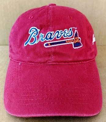 Gorra de béisbol roja Atlanta Braves Yuengling Beer ajustable adulto algodón SGA Foto 1 de 4