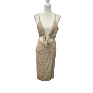 CAARA Beige Linen Two-Piece Set - Small - Women's Outfit - Picture 1 of 2