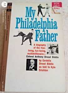 1963 PERMABOOK PRINTING MY PHILADELPHIA FATHER CORDELIA BIDDLE PB/PAPERBACK BOOK - Picture 1 of 7