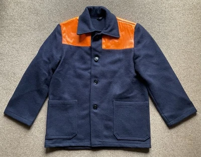 Donkey Jacket Size M Dark Blue 70% Wool Blend Perfect Condition - Image 1 of 4